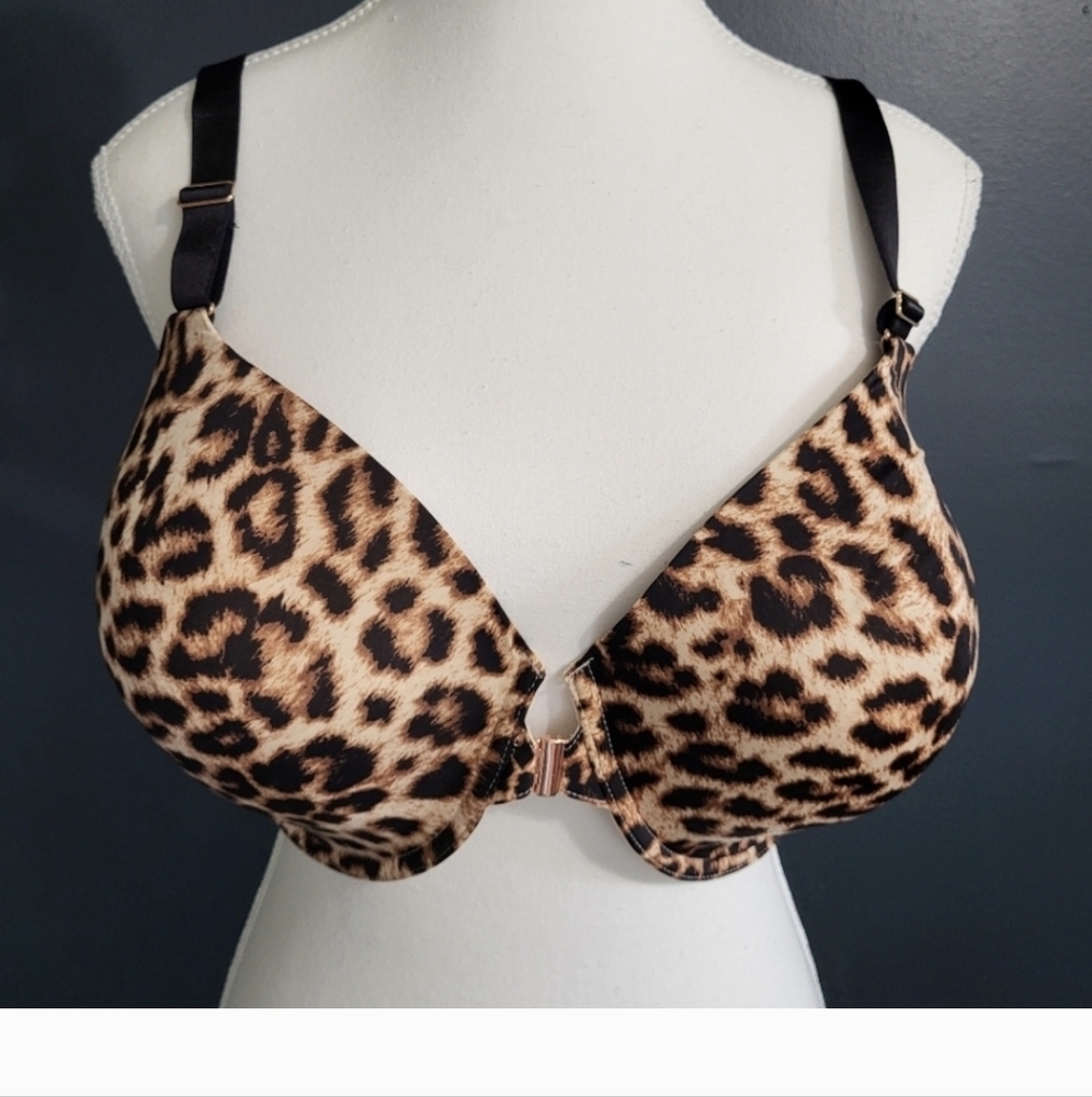 Soma Vanishing 360 Perfect Coverage Front Closure Full Back Bra Underwire 38…